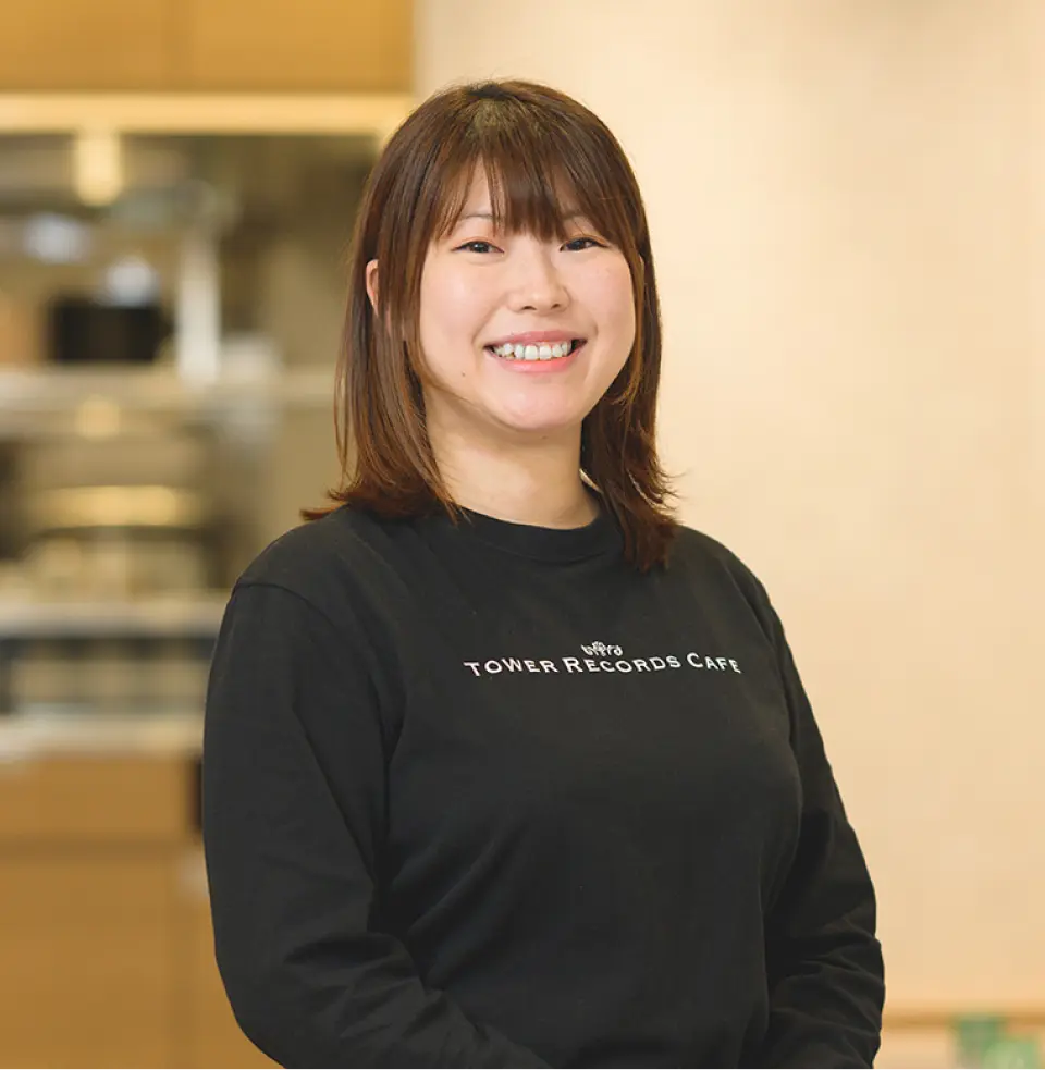 「音楽」×「カフェ」
2つの好きを楽しむことが
キャリアになる